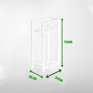 3-story multi plant layered flowerpot plant stand high indoor metal plant stand outdoor support table living room courtyard garden