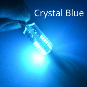 (2 BUAH) SEPASANG LAMPU LED SEN SENJA T10 12/24 VOLT JELLY FLASH KEDIP STROBO 24 MATA LED