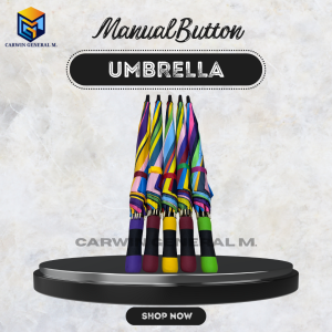 23 inches umbrella with 10 Ribs Compact Windproof Manual Open Rainbow Umbrella suitable for Kids