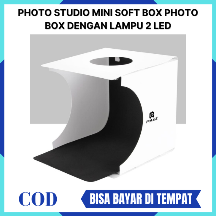 Photo Studio Mini Soft Box Photo Box dengan Lampu LED USB