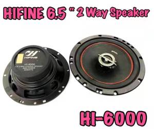 MCPA (HI-6000) 6.5" 2 WAY HIFINE COAXIAL CAR AUDIO SPEAKER (PAIR) #1271
