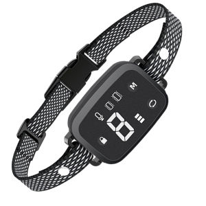 Dog Training Collar HD Digital Display Collar For Dog Rechargeable Bark Stopper Stop Barking Waterproof
