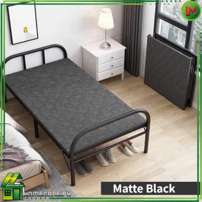 HOMECARE PH. Folding Bed Single Portable Home Simple Bed（Random Color）