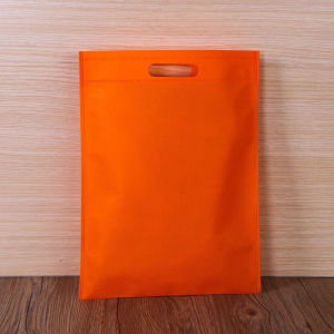 1PCS Flat Eco Bag Reusable Hand Bag Non-Woven Tote Bags Foldable Gift Bag Shopping Bag
