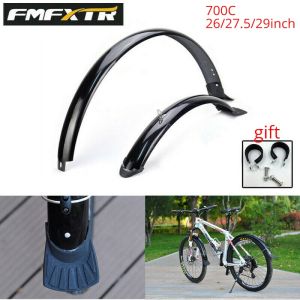 FMFXTR 700C Bicycle Fenders Set 26/27.5/29 MTB Bike Mudguard Front and Rear Lightweight Long Mud Guard Mountain Cycling Parts