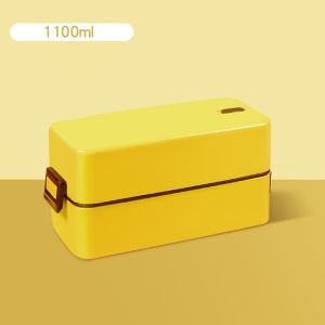 Konco อาหารกลางวันกล่องกล่องเก็บสินค้ากล่องใส่อาหารสำหรับนักเรียนออฟฟิศกล่องอาหารกลางวันเครื่องทำความร้อนสำหรับไมโครเวฟสองชั้น