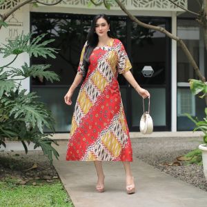 (BISA COD) HOME DRESS Baju Daster Wanita Kekinian Lengan Pendek Terbaru Busui Resleting Depan Rayon Premium