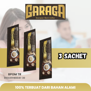 GARAGA Kopi Stamina Pria Tahan Lebih Lama Durasi Atasi Edi BPOM Original Coffe