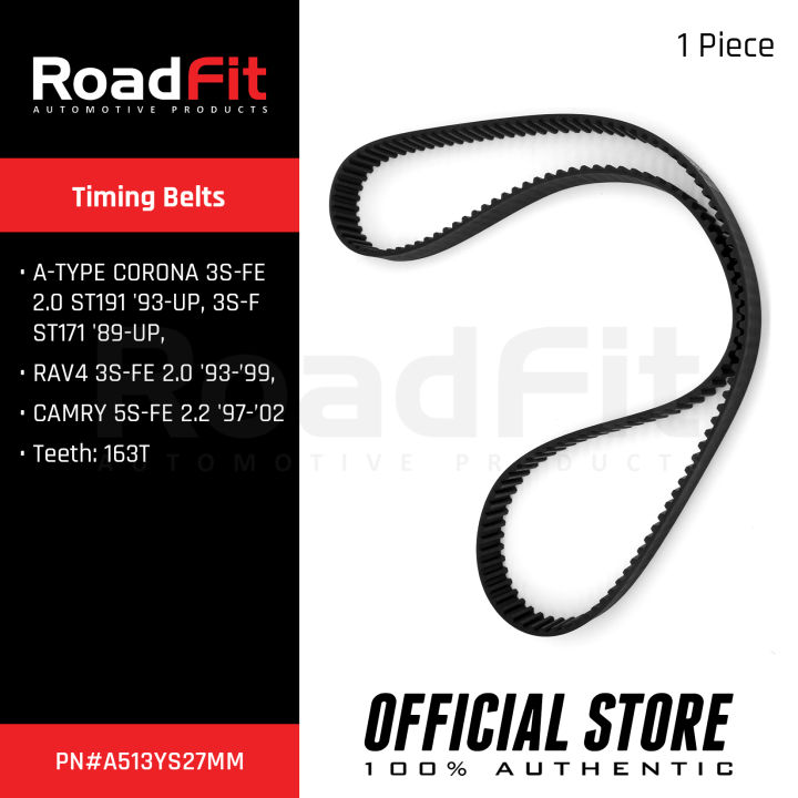 Sun Timing Belt A513YS27MM A-Type for Toyota Corona 3S-FE 2.0 ST191 ...