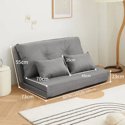 Special price sofa bed luxury super large fashion lazy sofa creative tatami cotton and linen fabric art foldable tatami sofa sofa bed cover living room sofa sofa combination living room sofa bed for sale + (delivered on the same day)