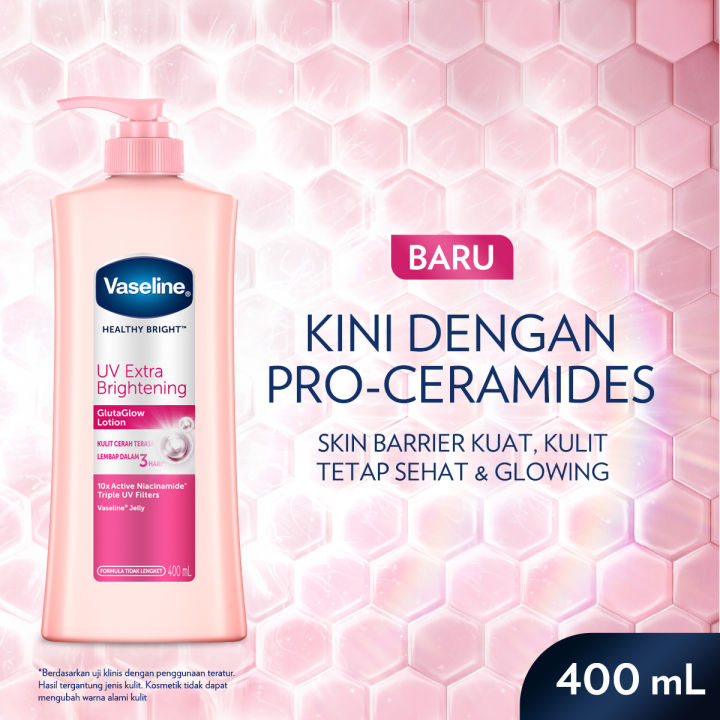 Vaseline Lotion Healthy Bright UV Extra Brigthening 400mL