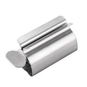 Heavy Duty Stainless Steel Toothpaste Squeezer Rotating Cosmetic Tube Dispenser Squeeze Every Drop