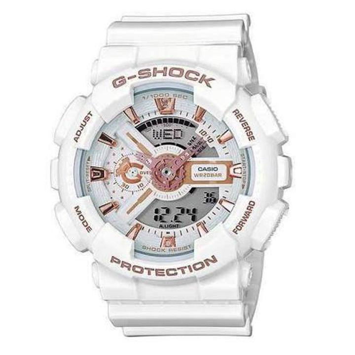 G shock ga 110 white hot sale rose gold