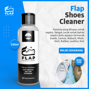 FLAP Cairan Pembersih Sepatu Shoe Cleaner Sabun Cuci Sepatu 250ml