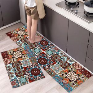 Bohemian carpets for kitchen Non-slip Floor Mat Dirt-resistant durable Washable Bath Mat Rugs bedroom Doormat Long hall mat Home Decor
