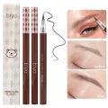 BIYA Eyebrow Pen Eyeliner Liquid Alis Natural 4D Bulu Mata Pen Super Thin Soft Tipis. 