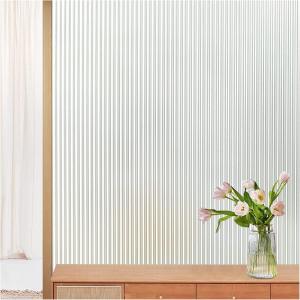 ฟิล์มความเป็นส่วนตัวของหน้าต่างกระจก ฟิล์มกระจกหน้าต่างฝ้า สติกเกอร์ประตูไวนิลแบบถอดได้ Anti-UV ป้องกันไฟฟ้าสถิตย์สำหรับตกแต่งบ้าน