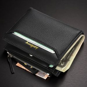 BAELLERRY Dompet Wanita Murah Resleting Terbaru Kulit Simple Branded Premium Cassie Mini WA1181B5 Hitam