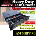 Cash Drawer 5 Compartment 8 Coins Cash Drawer Box Cash Drawer Box POS System With 5 Bill 8 Coin Tray. 