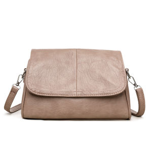 AE European and American soft leather large-capacity fashion wide crossbody bag for women stylish pillow bag shoulder and handbag for women