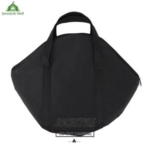 [Jocestyle Mall]Cookware Storage Bag with Handle 600D Oxford Skillet Bag 47x38cm Camping Cookware Organizer Outdoor BBQ Tool for Kitchen