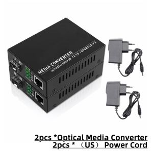 ZoeRax Gigabit SFP LC Multimode Module Fiber to RJ45 Ethernet Media Converter Fiber Optic Transceiver with 1.25G SFP LC Module