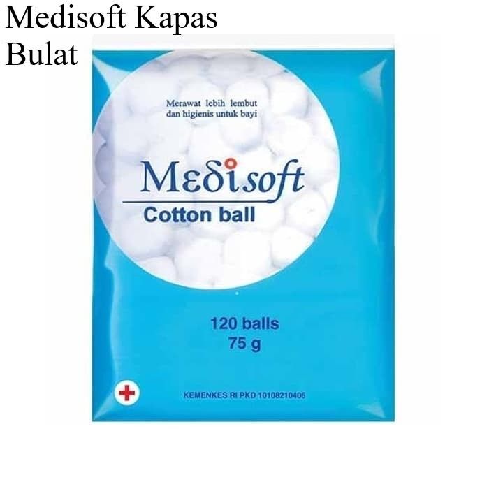 Medisoft Cotton Ball - Kapas Bulat Medisoft