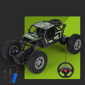 รถบังคับรีโมทคอนโทรล รถออฟโรดไฟฟ้าความเร็วสูง มีแบตเตอร์รี่ สามารถควบคุมระยะไกลได้ เหมาะสำหรับเด็ก