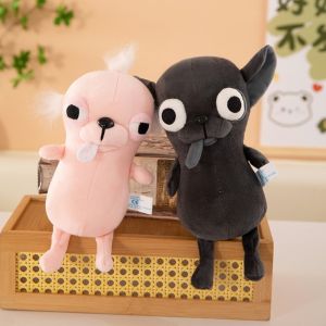 SSVFED นุ่มนวล จี้ตุ๊กตาชิวาวา น่ารัก 12/24 ซม. ตุ๊กตาสุนัข น่ารัก สร้างสรรค์ ของเล่นตุ๊กตาชิวาวา ของขวัญวันเกิด