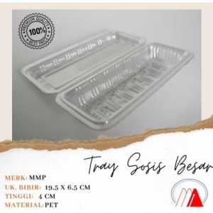 Mika Sosis Besar / Mika Roti Hotdog / Tray Sosis / Mika Hotdog Isi 50 Pcs