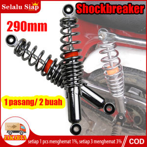 (dalam Stok Dikirim Dari Jakarta) 1 Pasang/2 Buah 310mm Shockbreaker Belakang Honda Beat Fi Scoopy Fi F1 Vario 125 K25 KZL Rear Shock -hitam