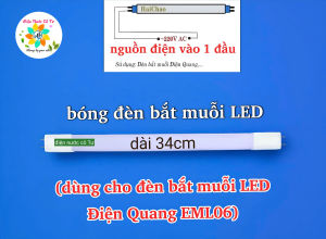 Bóng đèn bắt muỗi LED dài 45cm 60cm thay thế cho đèn bắt muỗi Điện Quang EML04 EML05 EML06