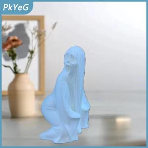 PkYeG 3D in Big-Ass bức tượng ma Halloween phù thủy ma Máy tính để bàn trang trí vui vẻ Thiết kế trang trí nhà cho phòng khách Máy tính để bàn