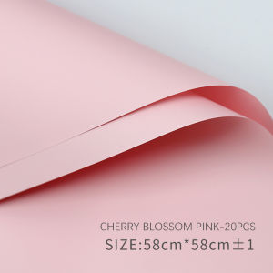 Solid color wrapping paper monochrome flower wrapping paper Korean-style bouquet wrapping paper floral art wrapping paper
