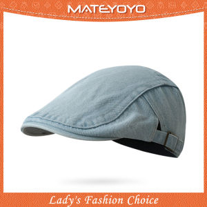 MATEYOYO Fashion Beret Hat Cotton Flat Cap British Style Hat Outdoor Sunscreen Peaked Cap Fashion Retro Literary Style Golf Flat Cap Casual Hat Beret for Women Men
