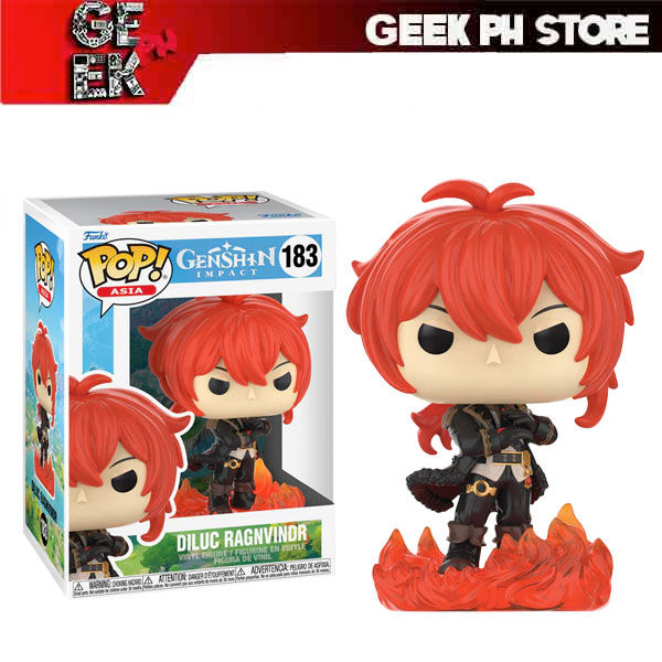 Funko Pop Genshin Impact Diluc Ragnvindr #183 - Asia Games | Meses sin interés