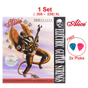 ALICE .008 or .009 A506 Electric Guitar String SET Original | Tali Gitar Elektrik 1 Set Accessories Set Original Murah 吉他弦 吉他配件