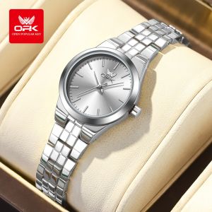 OPK Watch For Women Waterproof Original Sale Luxury Formal Watches Stainless Steel Strap With Gift Box Watch Women