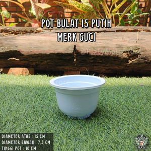Pot Guci 15 | Pot Bulat | Merk Guci