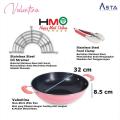 Panci Wok Pan Teflon 32CM Anti Lengket Asta Valentina Tirisan Minyak. 
