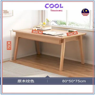 Simple Desk Solid Wood Legs Desktop Study Table Computer Bedroom Writing Table Study Desk 30159