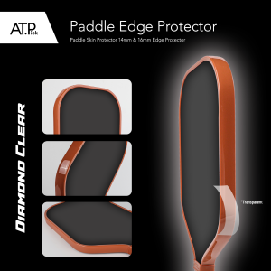 AT.PICK Pickleball Paddle Edge Protection Film / Racquet Side Tape / Full Length Paddle Protection / Pickleball Racket
