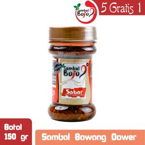 Sambal Bawang Dower (Bojo SABAR) kemasan Botol 150gr