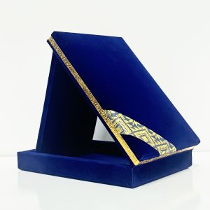 VELVET BOX PLAQUE WB-6445. Awards Gift Box Souvenir.