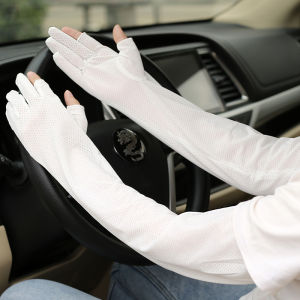 Nữ cưỡi mỏng mở rộng và nới lỏng tay áo băng chống nắng mùa hè nam tay áo bằng lụa mát bao cánh tay bảo vệ khỏi ánh mặt trời