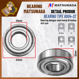 Matsunaga Bearing Laher 6004