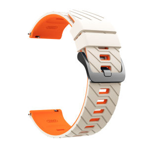 Dây đeo silicon mềm cho đồng hồ thông minh Huawei Watch GT 6 Pro GT5 GT6 46mm Vòng đeo tay thể thao hai tông màu