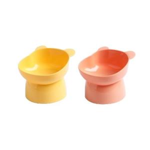 Elevated Polypropylene Pet Feeder Bowl for Dogs and Cats - 15° Angle Non-Skid Stand Stylish Design Buy 1 Get 1 Free