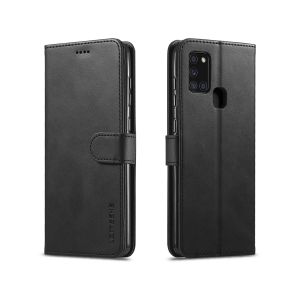 For Samsung Galaxy A21S A11 A31 A51 A71 A81 Note 10 Lite Phone Case Magnetic Leather Wallet Card Slot Flip Cover Casing