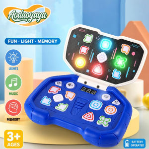 Aoduoyaya Fidget Games Toys Rhythm Master Kids Handheld Dance Game Machine Music Stress Relief Reaction Gifts
